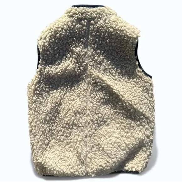 Patagonia Toddler Retro-X Sherpa Fleece Vest 4T - Cozy Winter Outdoor Layer - Picture 4 of 6